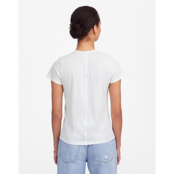 NWT Madewell Essential Slim Tee in Lightweight Cotton - MSRP $35 - Size Medium - Picture 3 of 4